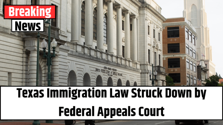 Texas Immigration Law Struck Down by Federal Appeals Court